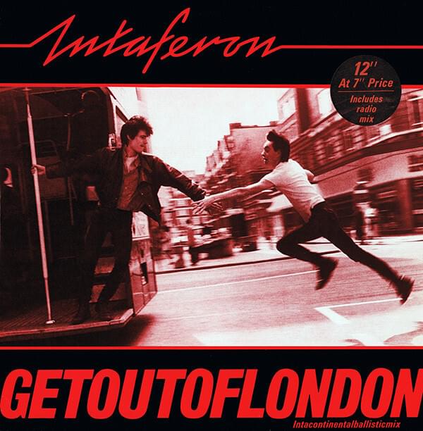 Album cover art for "Get Out of London" by Intaferon