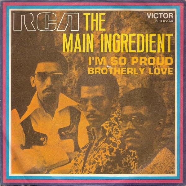Album cover art for "I’m So Proud" by The Main Ingredient