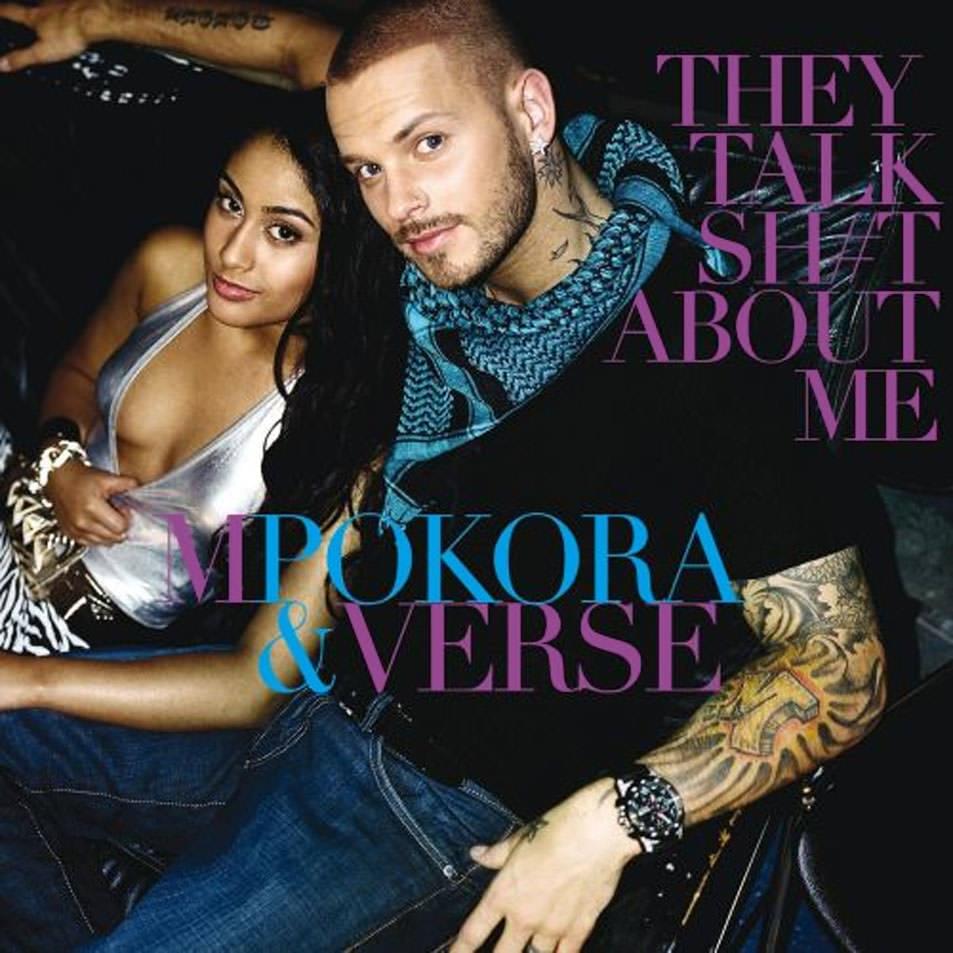 Album cover art for "They Talk Sh#t About Me" by M. Pokora & Natalia Kills