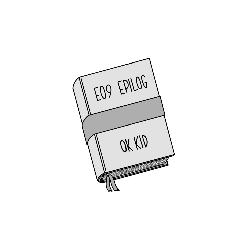 Album cover art for "E09 Epilog" by OK KID