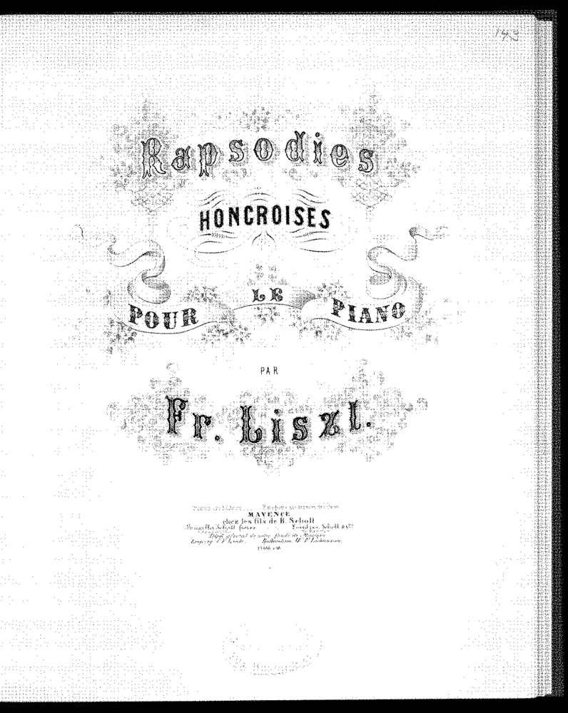 Album cover art for "Hungarian Rhapsody No. 9 in E-flat major" by Franz Liszt