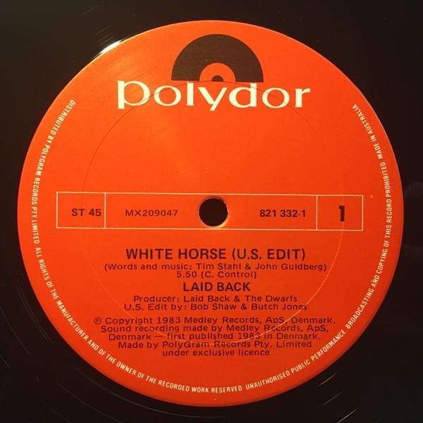 White Horse (U.S. Edit) by Laid Back