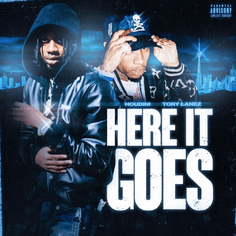 Album cover art for "Here It Goes" by Houdini