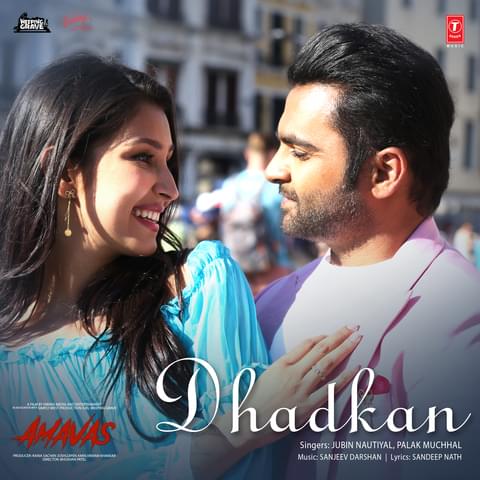 Album cover art for "Dhadkan" by Jubin Nautiyal & Palak Muchhal