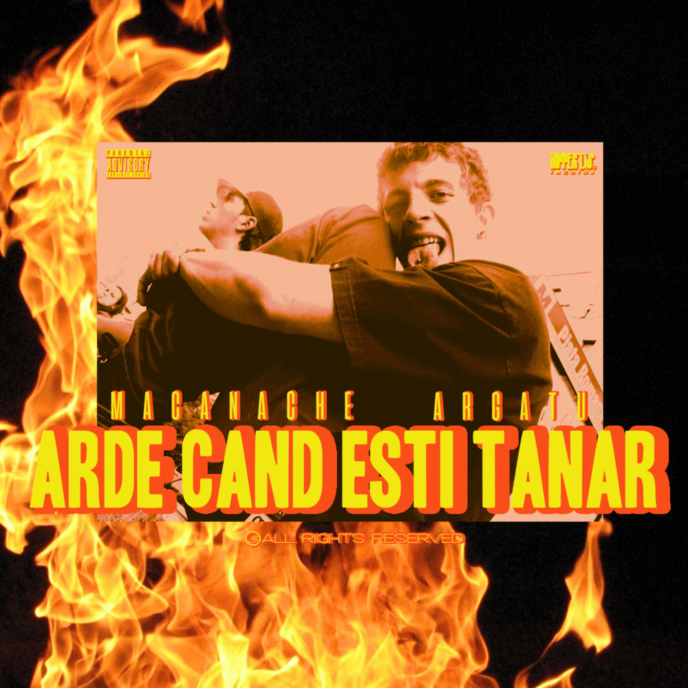 Album cover art for "Arde c�nd eti t�nr" by Macanache