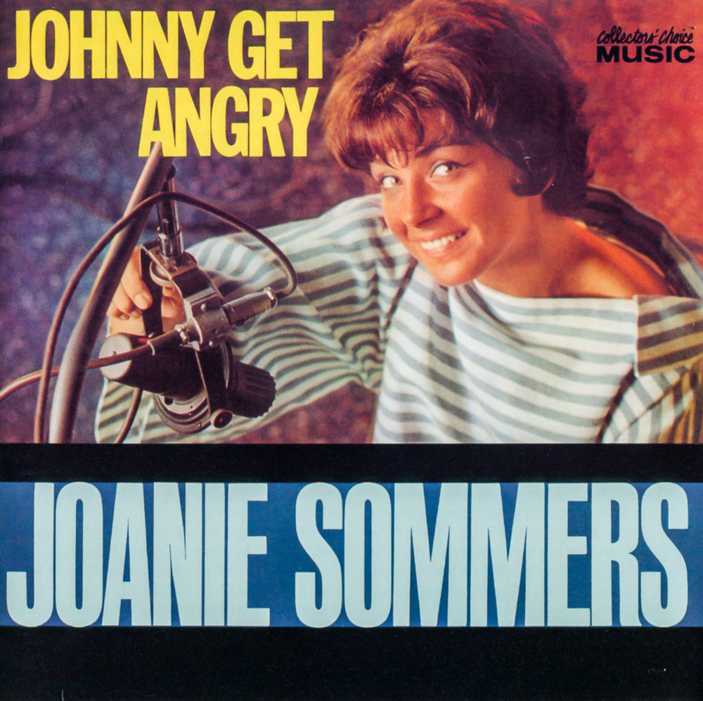 Album cover art for "Johnny Get Angry" by Joanie Sommers