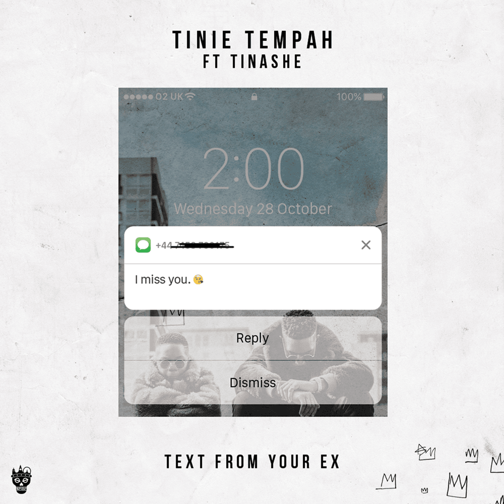 Album cover art for "Text From Your Ex" by NOW That’s What I Call Music! & Tinashe