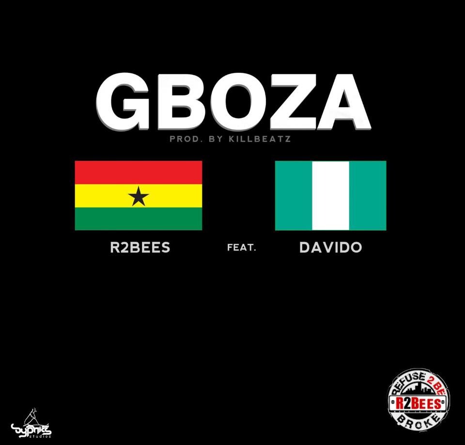Album cover art for "Gboza" by R2Bees & Davido