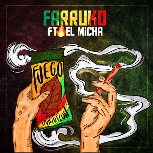 Album cover art for "Fuego" by Farruko & El Micha