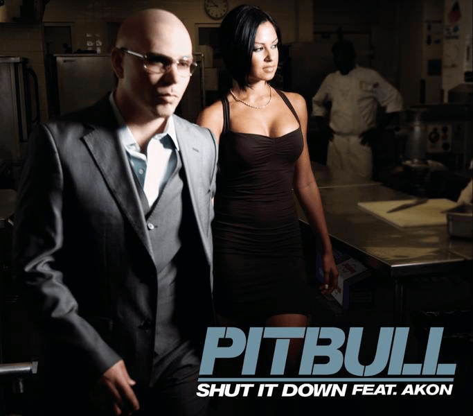 Album cover art for "Shut It Down" by Pitbull & Akon