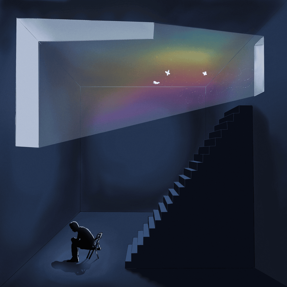Album cover art for "STAY TRUE" by KRYLATA