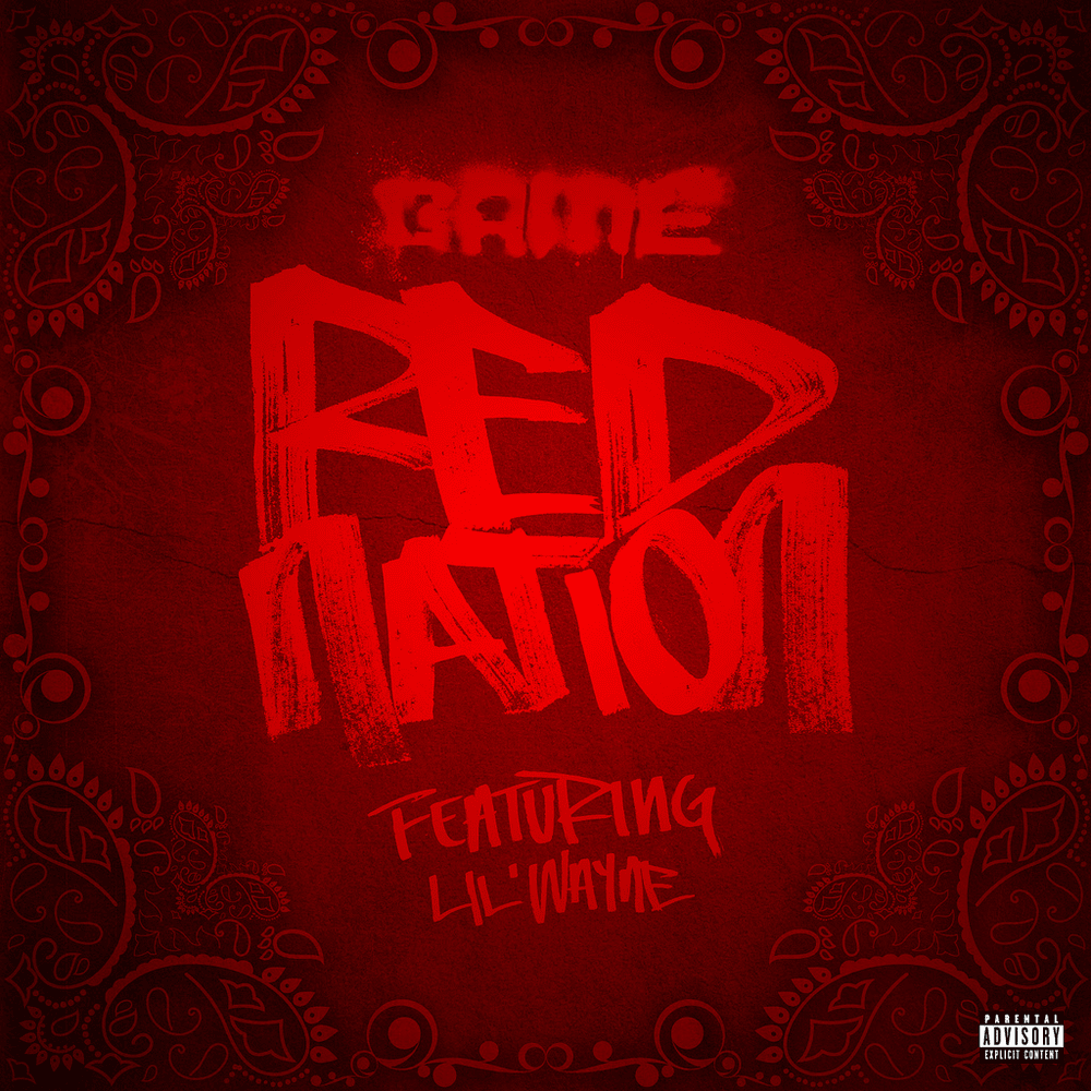 Album cover art for "Red Nation" by The Game & Lil Wayne
