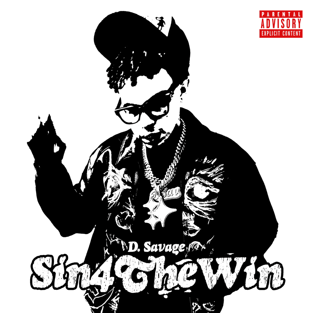Album cover art for "SIN4THEWIN" by D. Savage