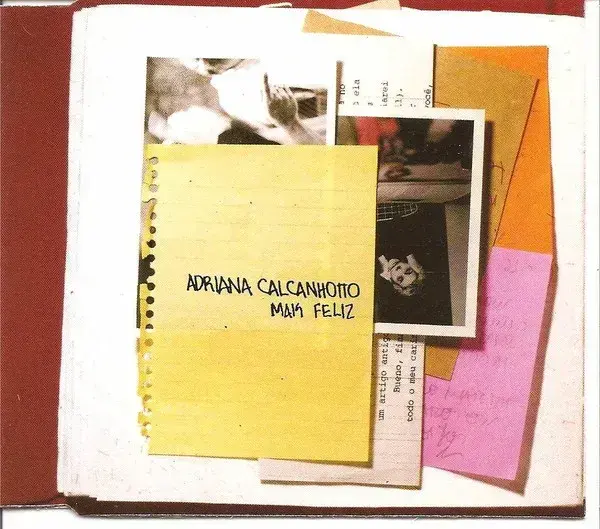 Album cover art for "Mais Feliz" by Adriana Calcanhotto