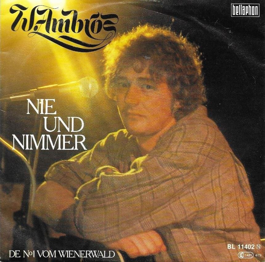 Album cover art for "Nie und nimmer" by Wolfgang Ambros