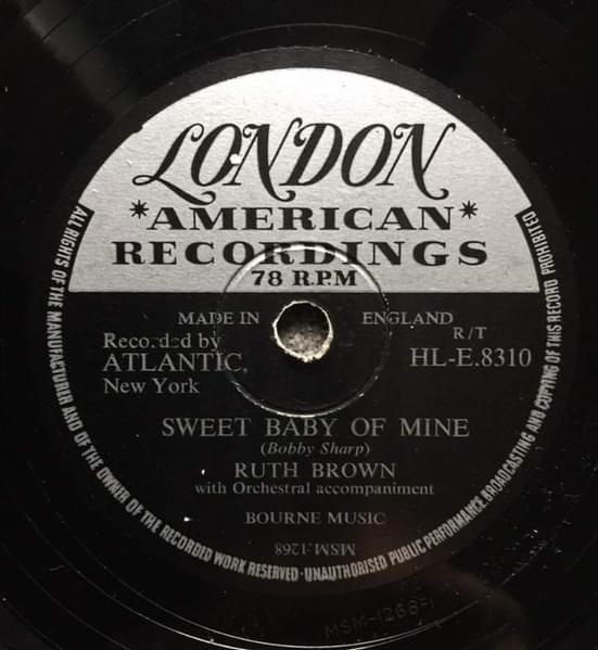Album cover art for "Sweet Baby Of Mine" by Ruth Brown
