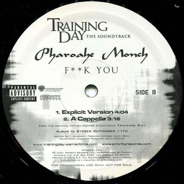 Album cover art for "Fuck You" by Pharoahe Monch