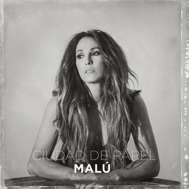 Album cover art for "Ciudad de papel" by Malú