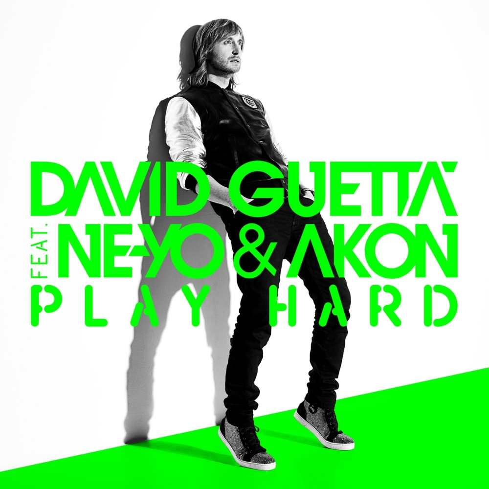 Album cover art for "Play Hard" by David Guetta & Akon & Ne-Yo