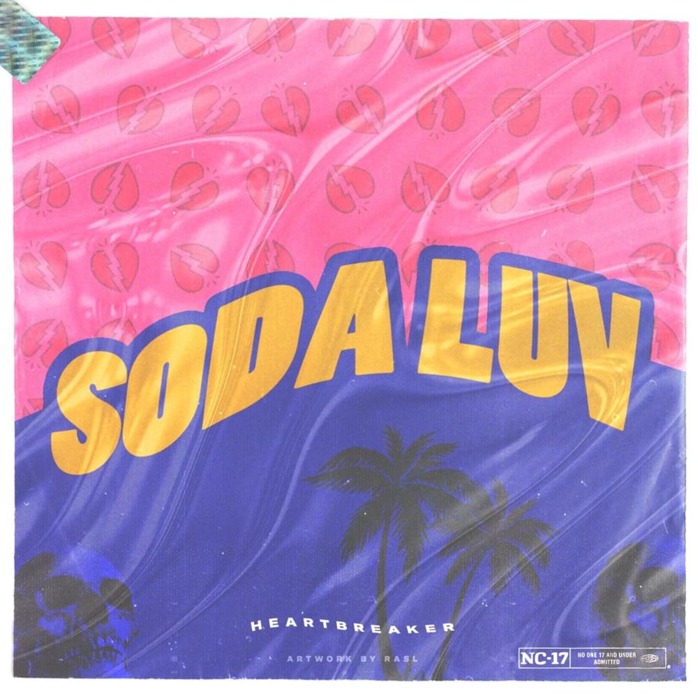 Album cover art for "ХАРТБРЭЙКЕР (HEARTBREAKER)" by SODA LUV
