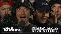Album cover art for "Steen, EZG, Steff, Spinal (Infected Records) - Studiosessie 299" by 101Barz & Spinal & Steff & EZG & Steen