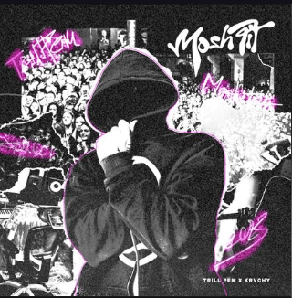 Album cover art for "MOSH PIT" by Trill Pem & Krvchy