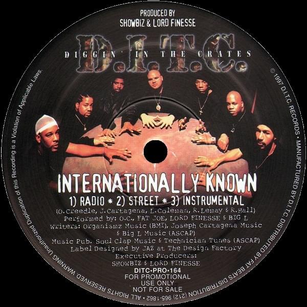 Album cover art for "Internationally Known" by J-Love