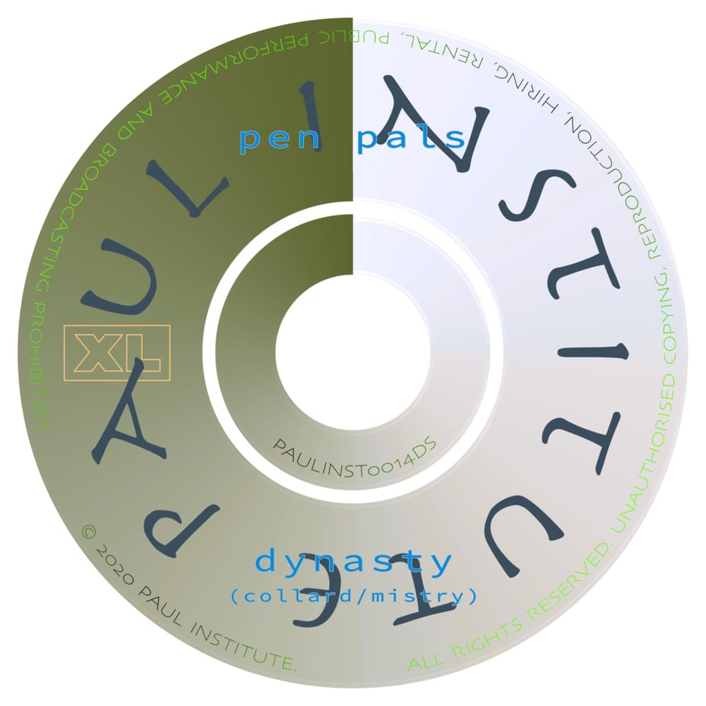 Album cover art for "Dynasty" by Pen Pals (Paul Institute)