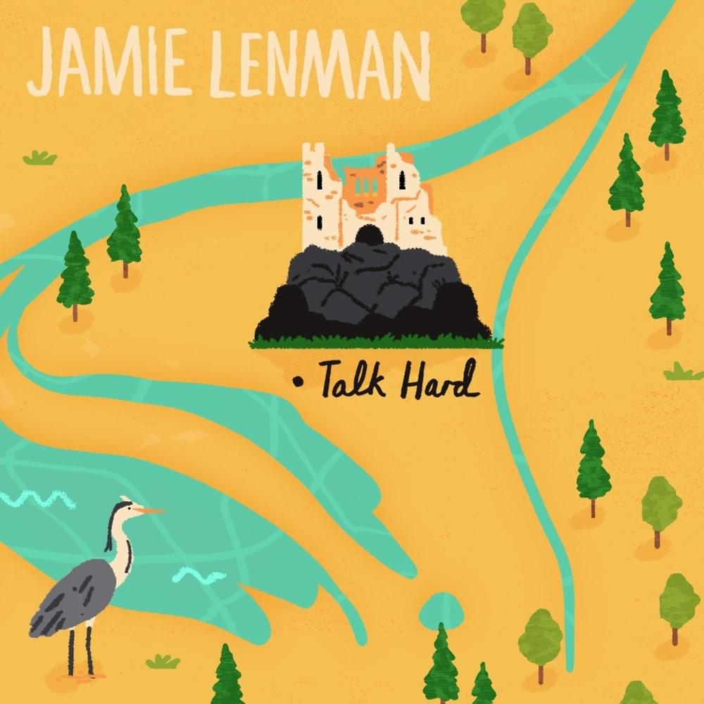 Album cover art for "Talk Hard" by Jamie Lenman