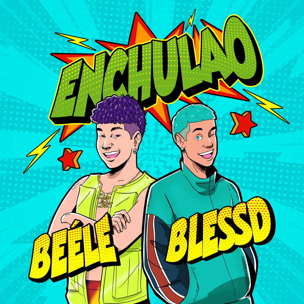 Album cover art for "Enchulao" by Beéle