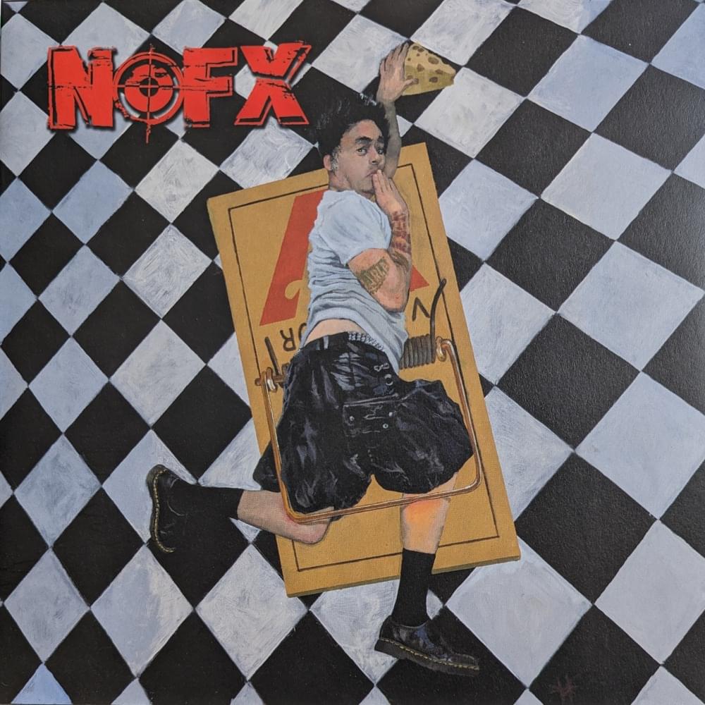 Album cover art for "I am a Rat" by NOFX