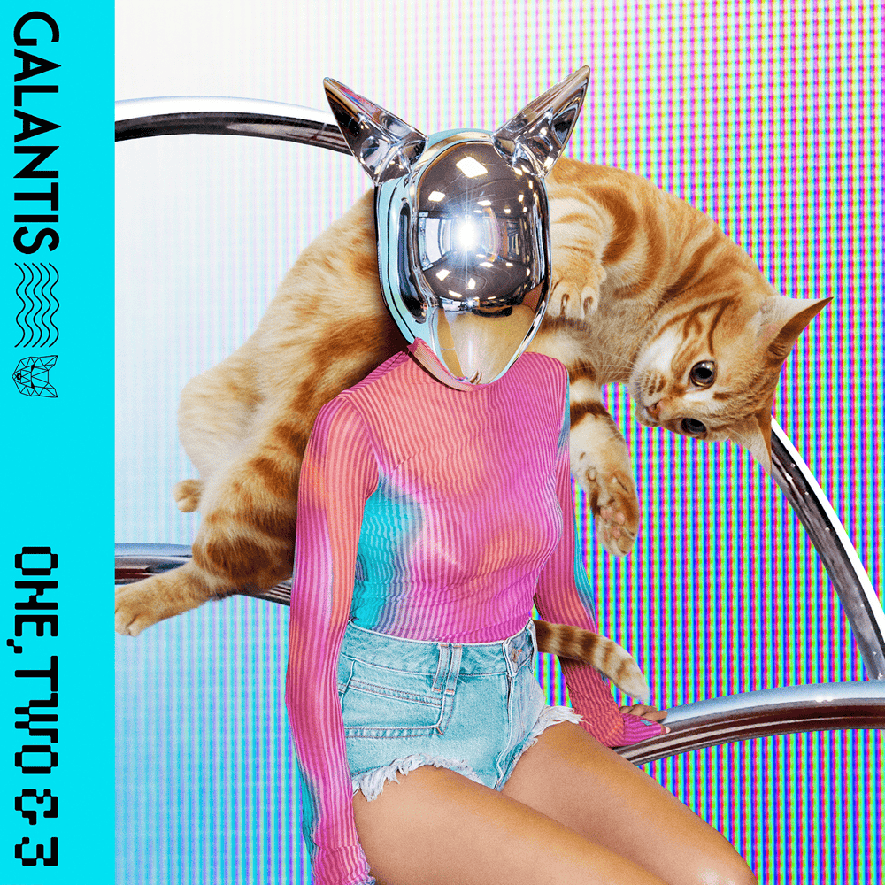 Album cover art for "One, Two & 3" by Galantis