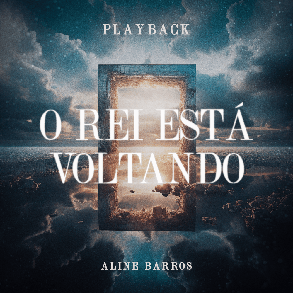 Album cover art for "O Rei Está Voltando (Playback)" by Aline Barros