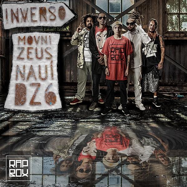 Album cover art for "Inverso" by Rap Box & Zeus (BRA) & DZ6 & MOVNI & Nauí