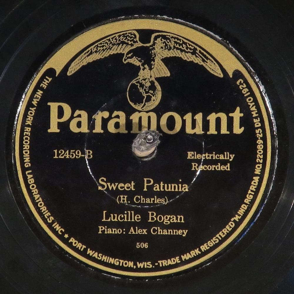 Album cover art for "Sweet Patunia" by Lucille Bogan