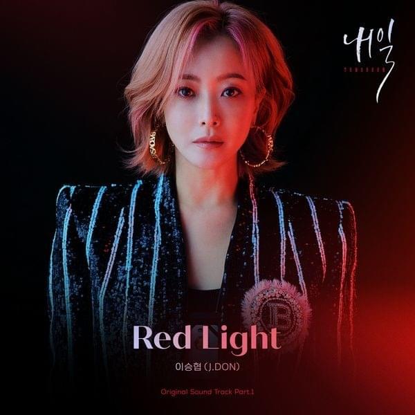 Album cover art for "Red Light" by LEE SEUNG HYUB (J.DON)