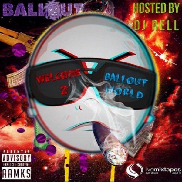 Album cover art for "Cali Weed" by Ballout