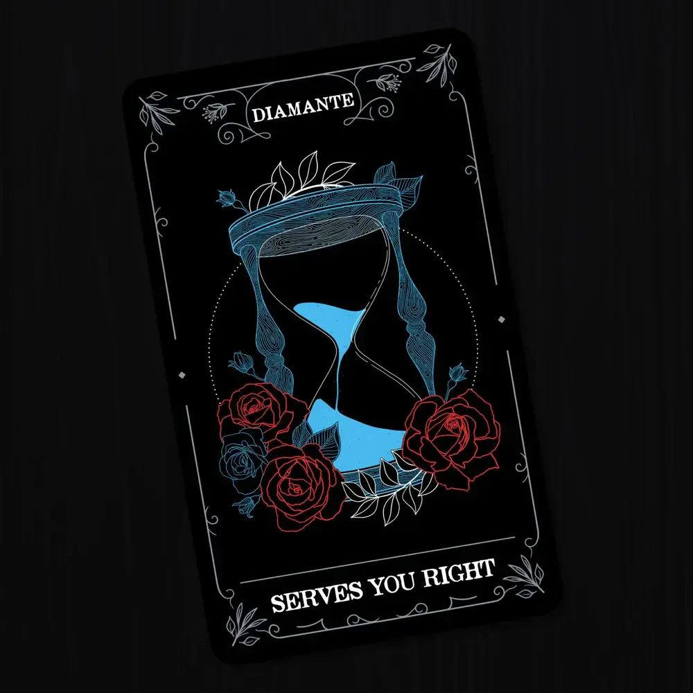 Album cover art for "Serves You Right" by DIAMANTE
