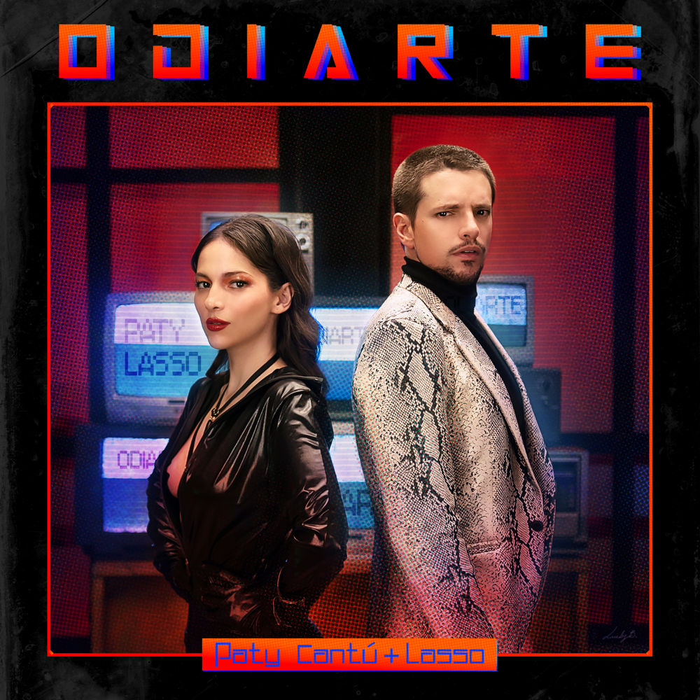 Album cover art for "Odiarte" by Paty Cantú