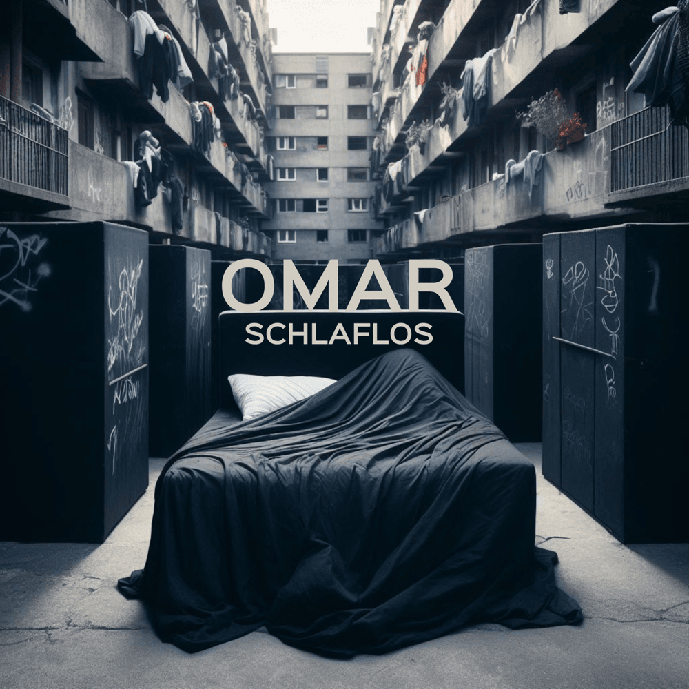 Album cover art for "SCHLAFLOS" by OMAR