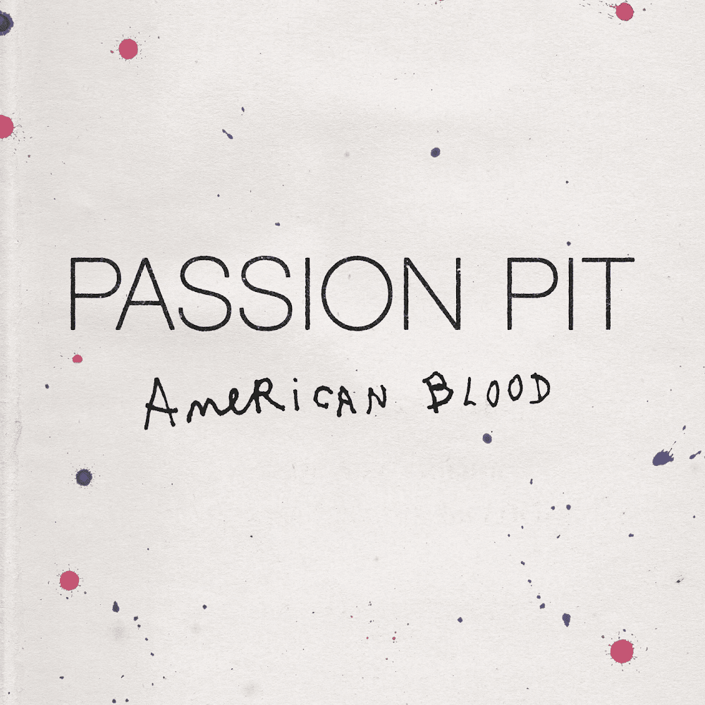 Album cover art for "American Blood" by Passion Pit
