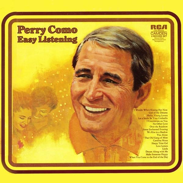 Album cover art for "Hello, Young Lovers" by Perry Como