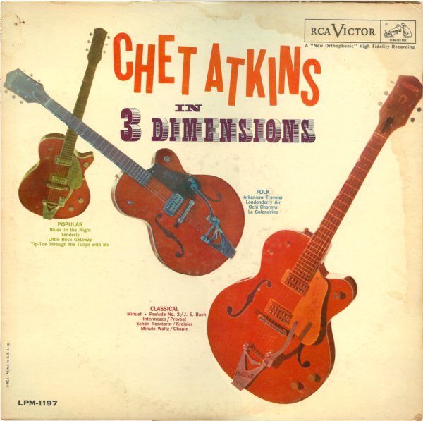 Cover image for Chet Atkins In Three Dimensions