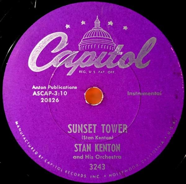 Album cover art for "Sunset Tower" by Stan Kenton