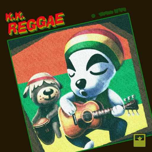 Album cover art for "けけレゲエ (K.K. Reggae)" by K.K. Slider