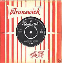 Album cover art for "Anyway, Anyhow, Anywhere" by The Who