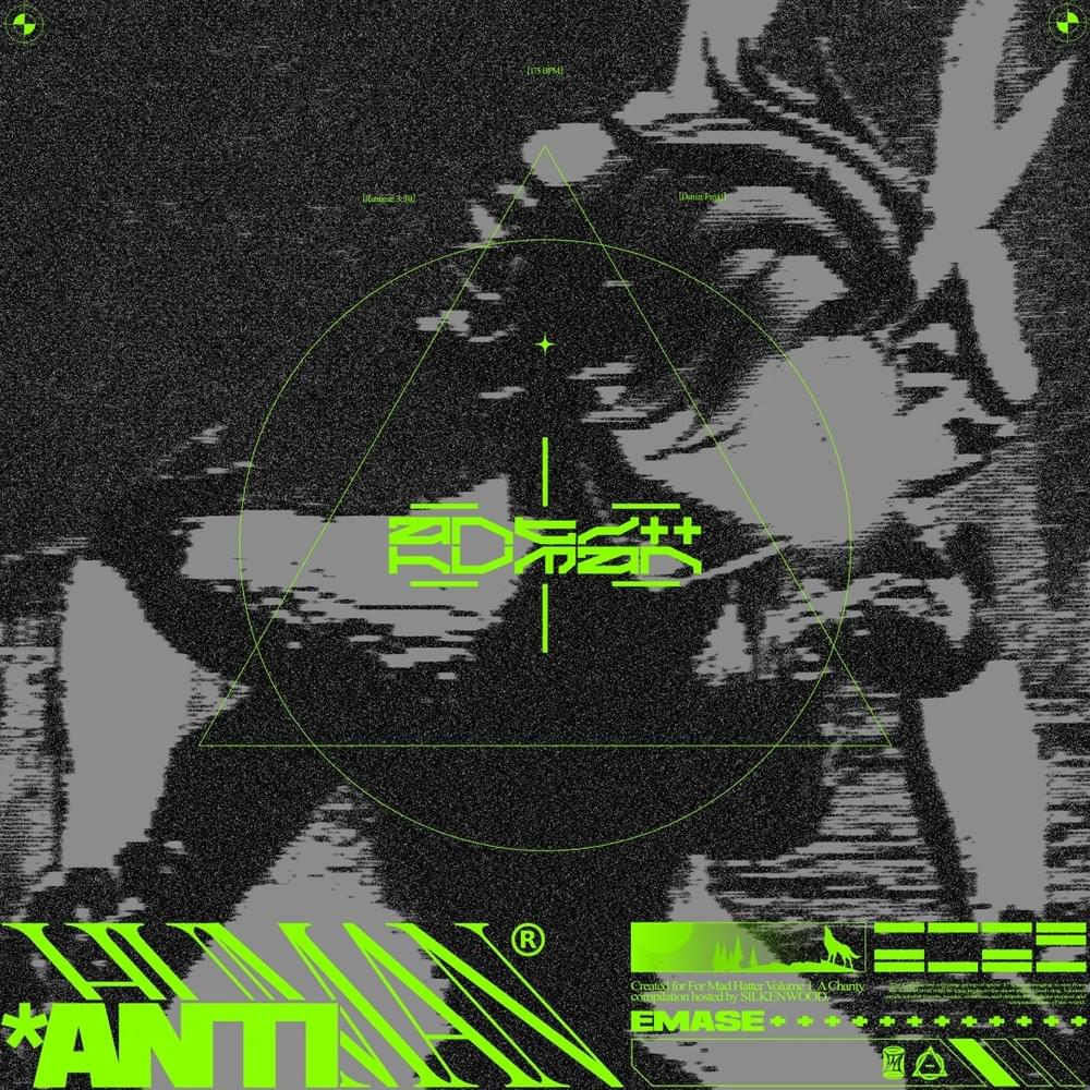 Album cover art for "ANTIHUMAN" by EMASE