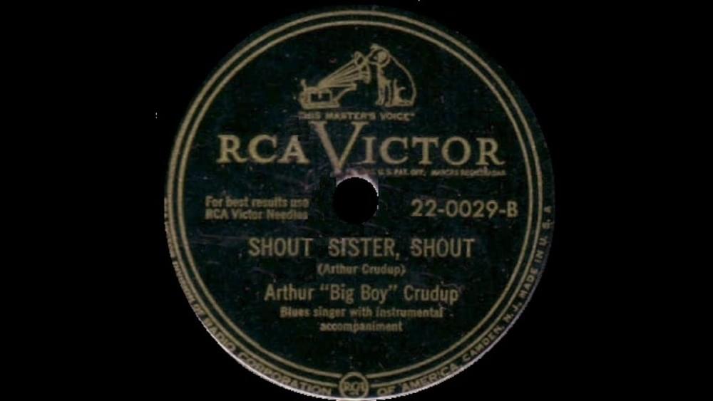 Album cover art for "Shout Sister, Shout" by Arthur “Big Boy” Crudup