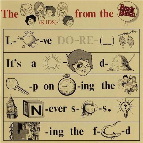 Album cover art for "It’s A Sunshine Day" by The Brady Bunch