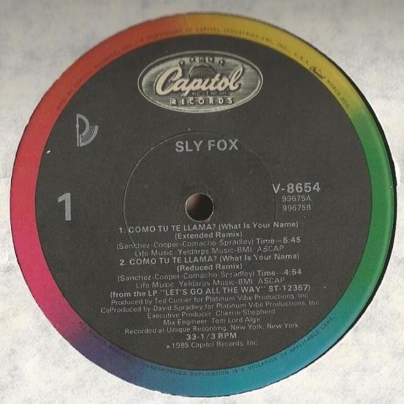 Como Tu Te Llama? (What Is Your Name) (Extended Remix) by Sly Fox